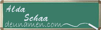 Alda Schaa Visitenkarte
